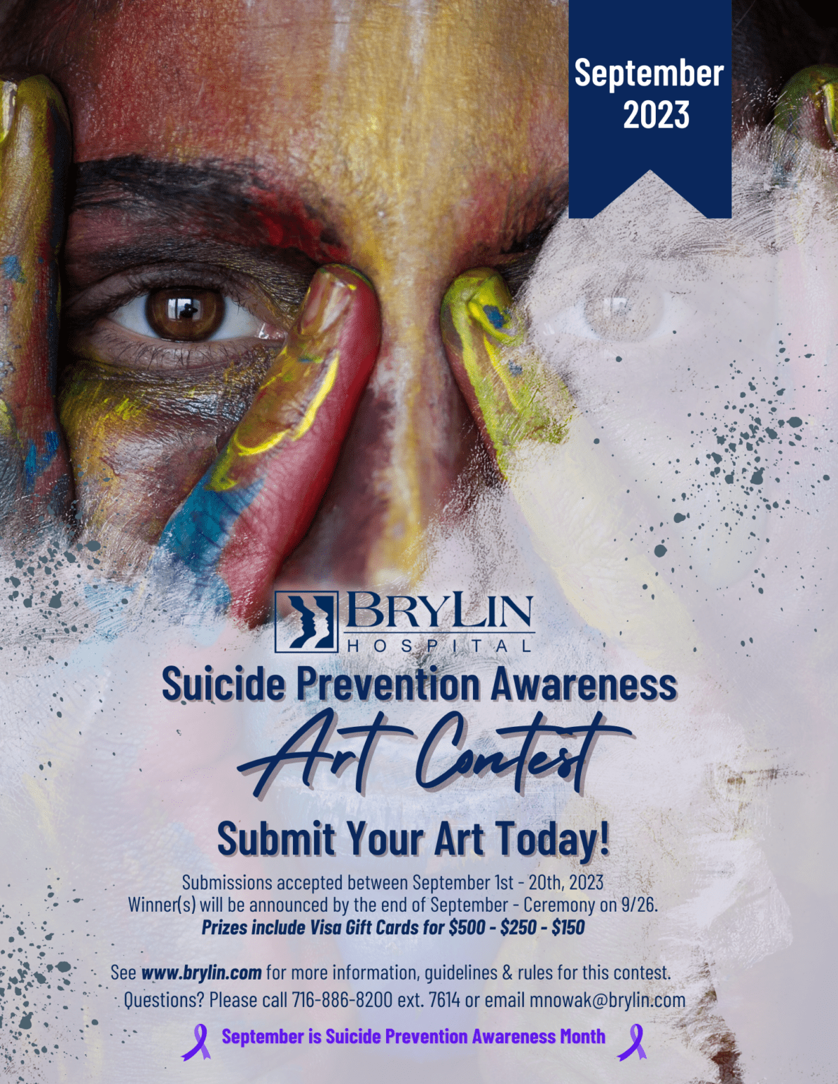 Suicide Prevention Awareness Art Contest - BryLin Hospital