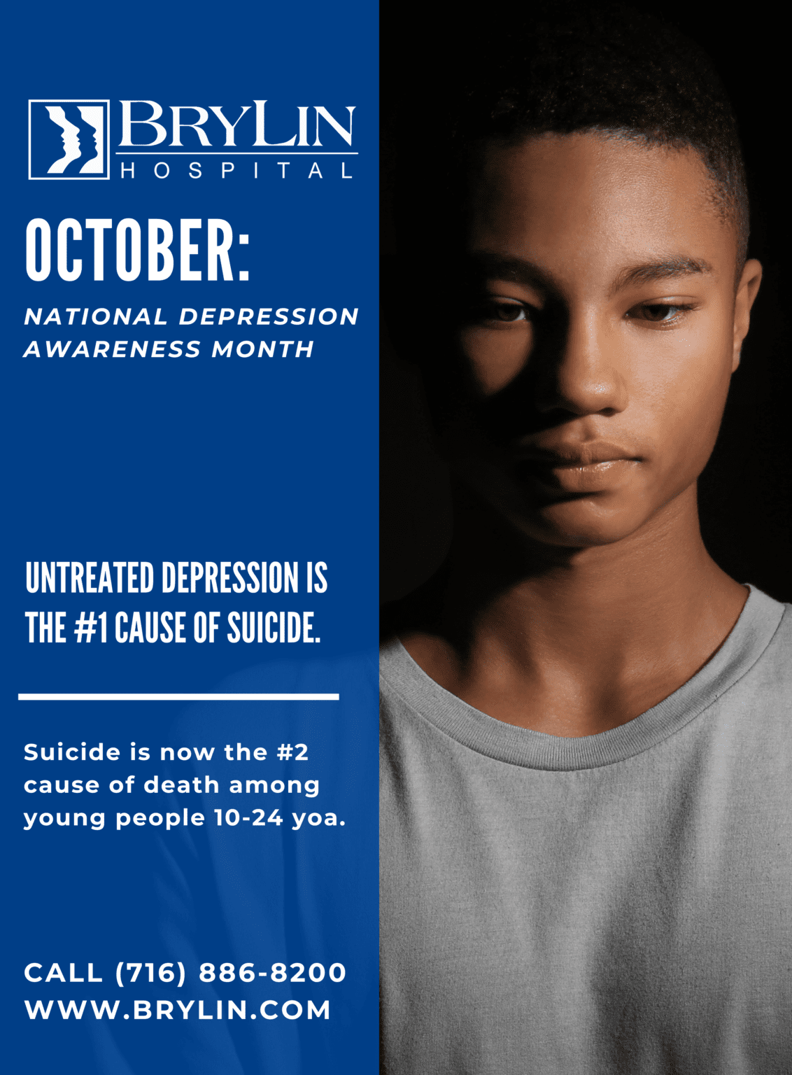 October is National Depression Awareness Month - BryLin Hospital