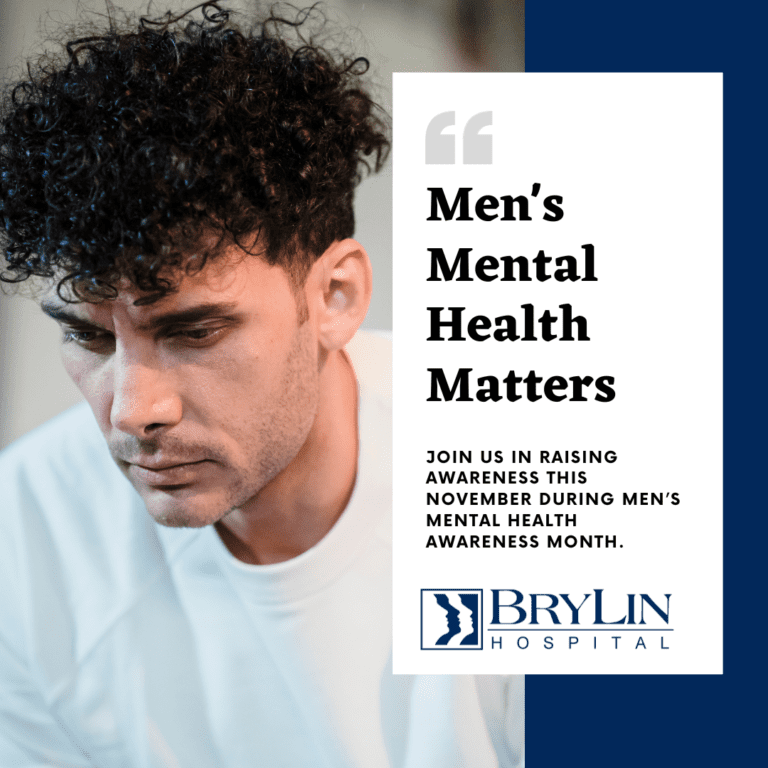 Men's Mental Health Awareness Month - BryLin Hospital - Mental Health